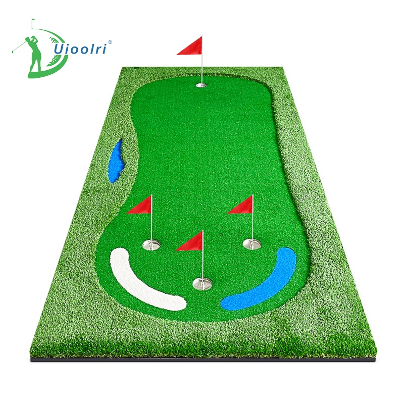 Custom Professional Golf Practice Mat Mini Golf Training Aid Putting Mat Indoor Outdoor Golf Putting Green Mat