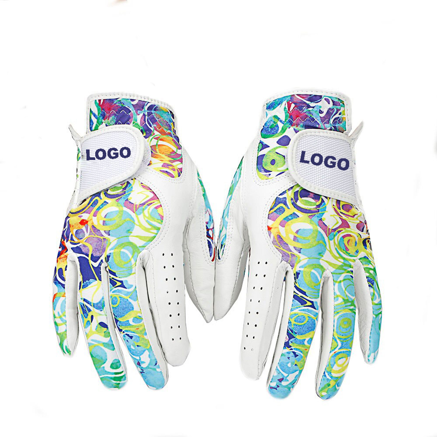 Latest Design Durable Factory Wholesale Production Golf Gloves New Design Custom Logo Waterproof Sheepskin Golf Accessories