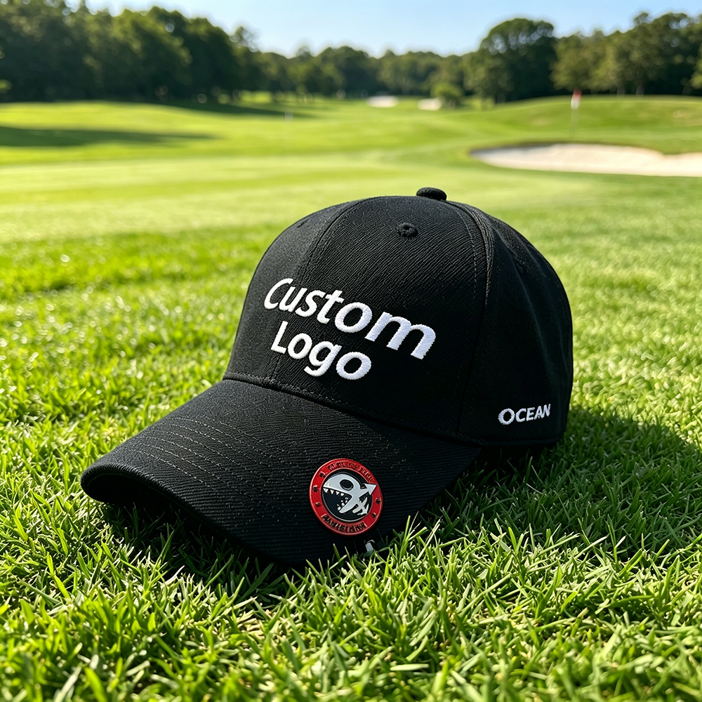 China Suppliers Golf Visor Hat Manufactures Custom Hats With Custom Golf Logo