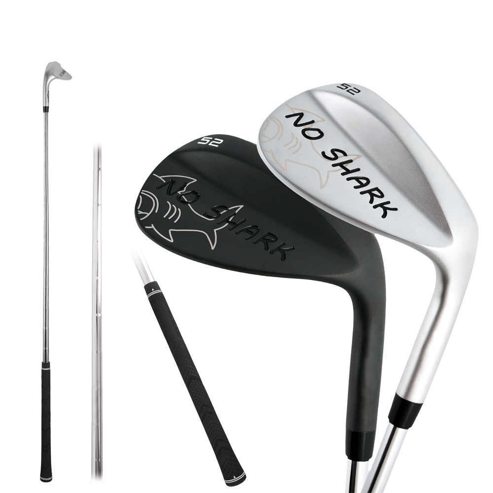 Factory Wholesale High Quality OEM Custom Forged CNC Milling Sand Sliver Black Men's Right 52 Degree Golf Club Wedge