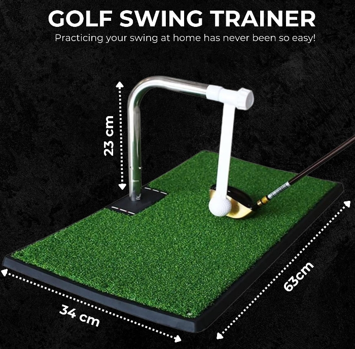 New Design Golf Driving Range Mat Chipping Mat Golf Swing Practice Trainer 360 Rotation Golf Swing Mat