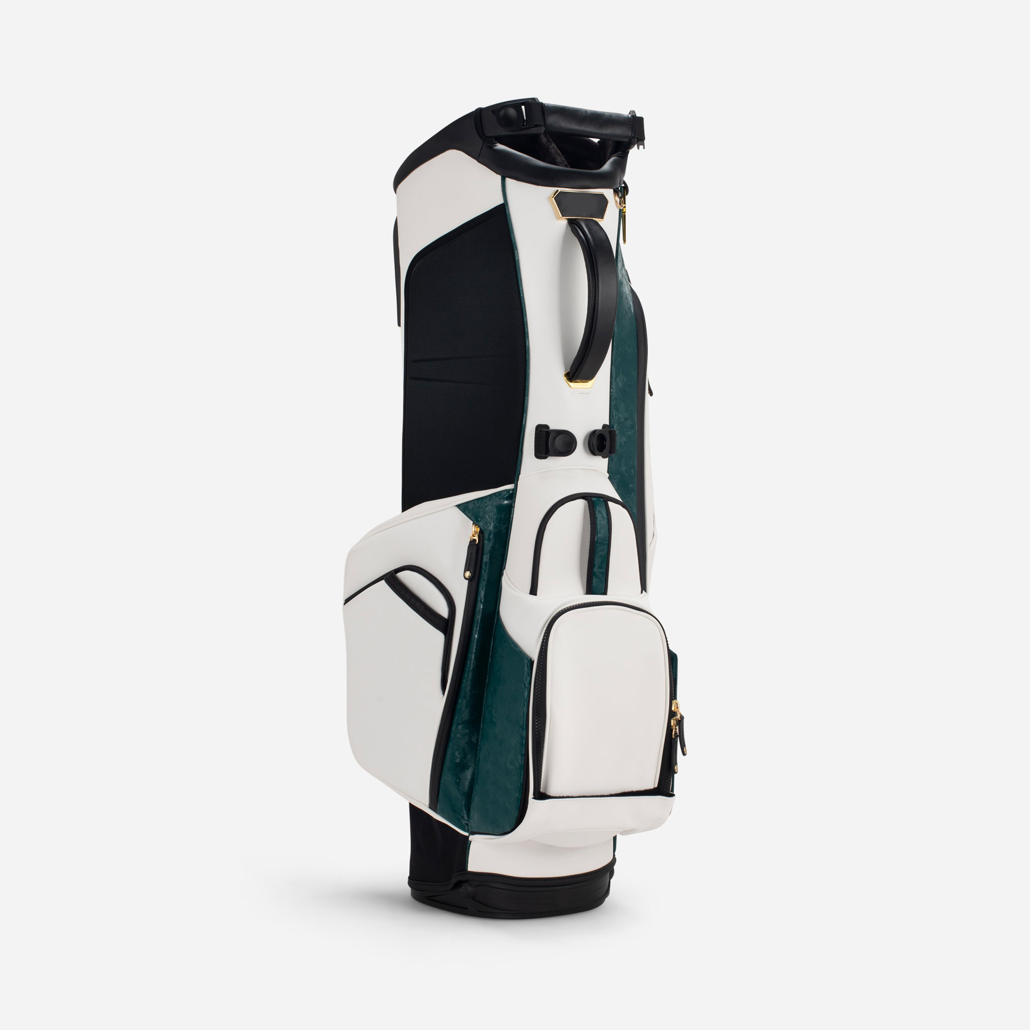 Manufacturer Personalized Custom Logo Professional Waterproof Lightweight Durable 6 Way PU Leather Hybrid Golf Stand Bag for Men