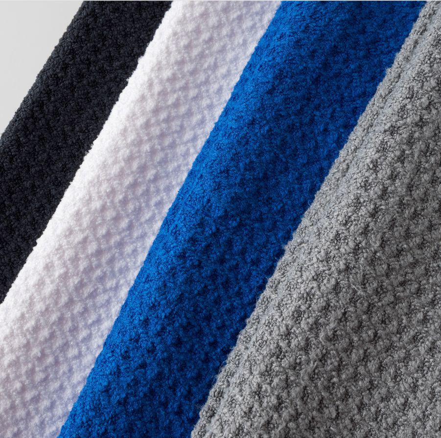 Free Sample Microfiber Woven Waffle Golf Ball Towels Custom Logo Eco-Friendly Quick-Dry Sports Cleaning Towels