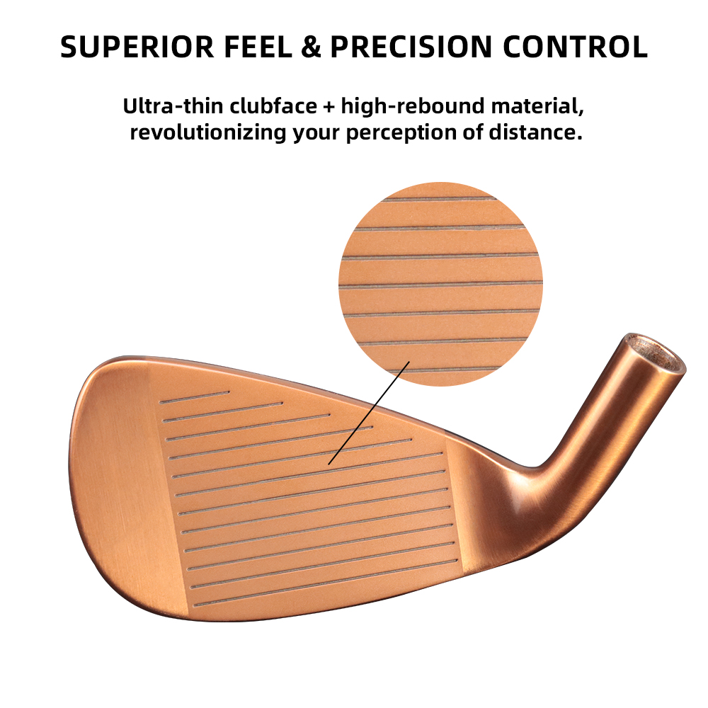 OEM Professional Right-Handed Forged Steel Golf Irons Set Precision Casting Game Used Factory Custom Logo Design Rubber