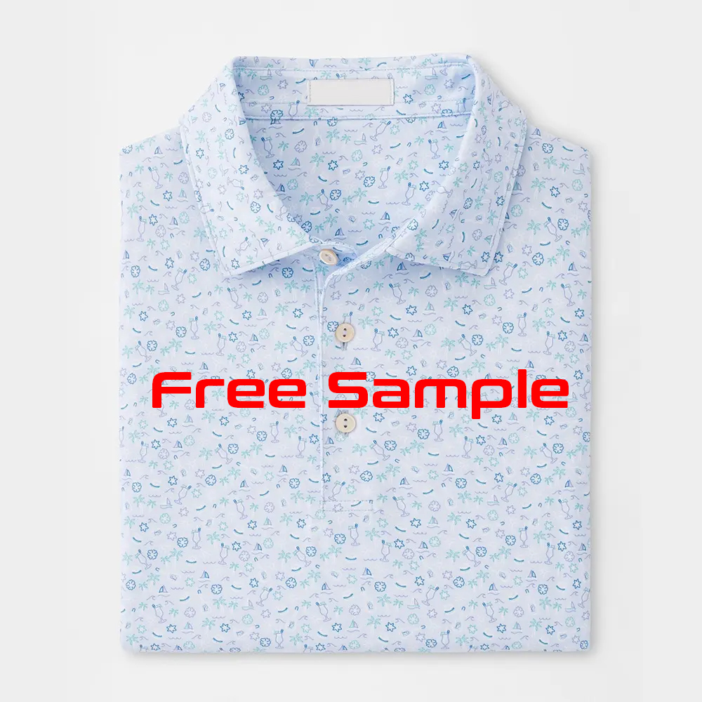 2026 Men's Golf Custom Polo Shirt Full Print Wholesale Breathable Quick-Drying Guarantee Quality Polo T Shirts