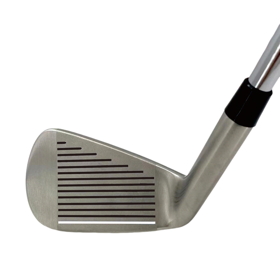High Quality Right Handed Stainless Steel Muscle Back Golf Irons Customized Logo Blade Set with Rubber Grip for Dexterity