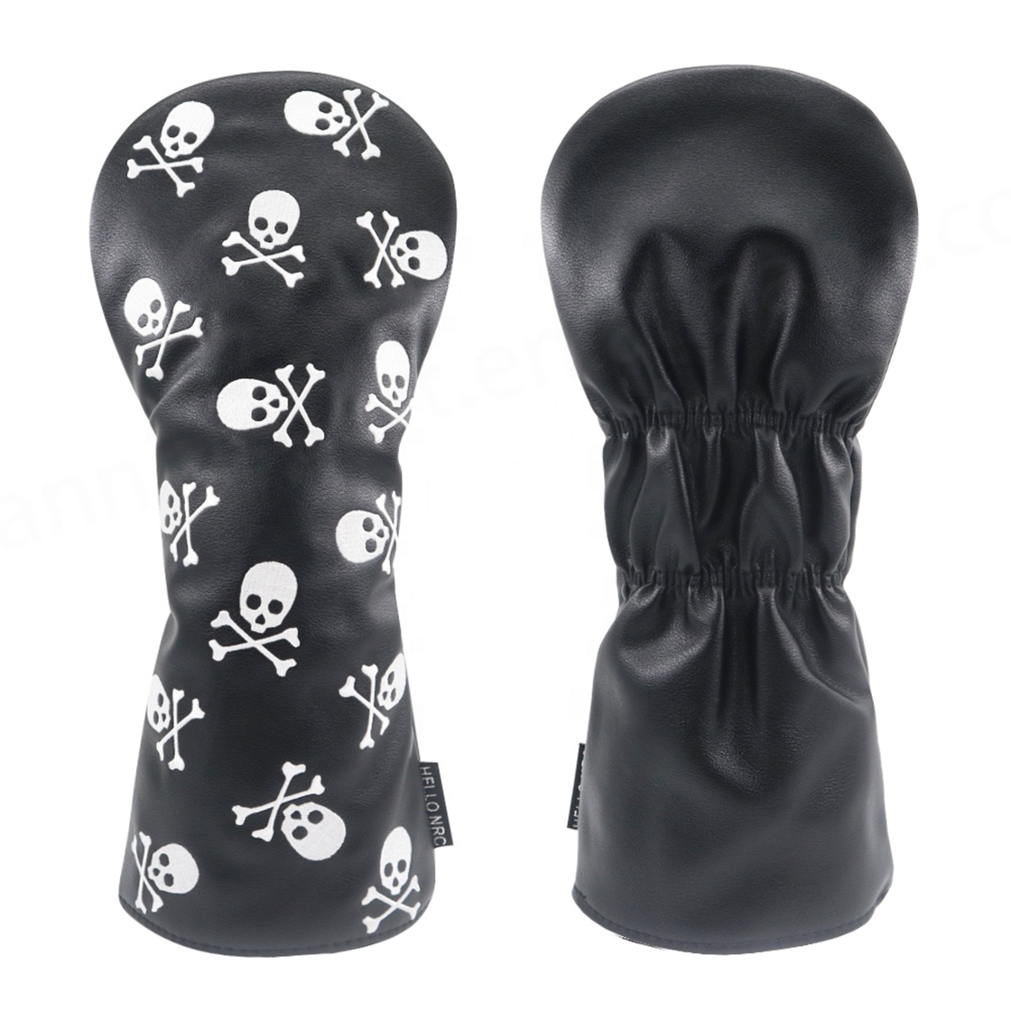 Custom Made Golf Iron Head Cover Kit Waterproof PU Leather with Iron Head Cover Custom Designed Golf Accessory
