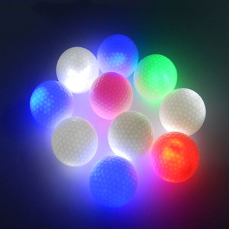 Night Training Reusable Glow in Dark Electronic Golf Practice Balls