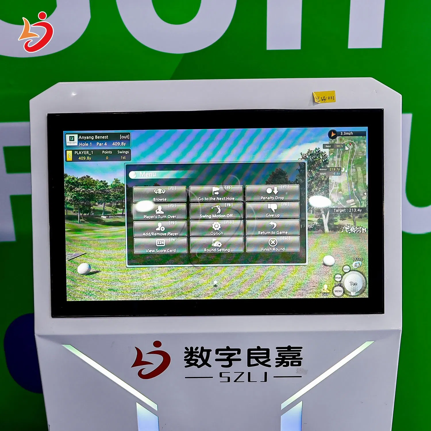 Indoor Golf Simulator with Ar Projection Screen System