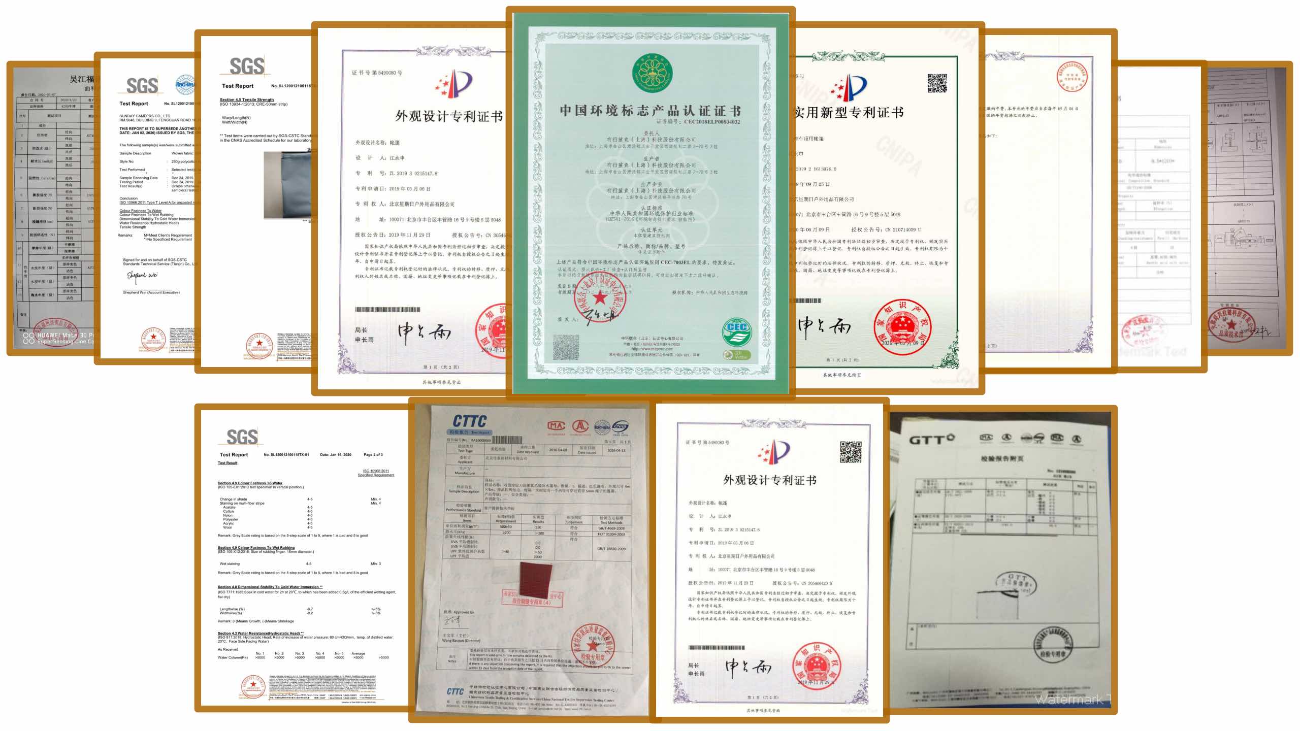 Certifications
