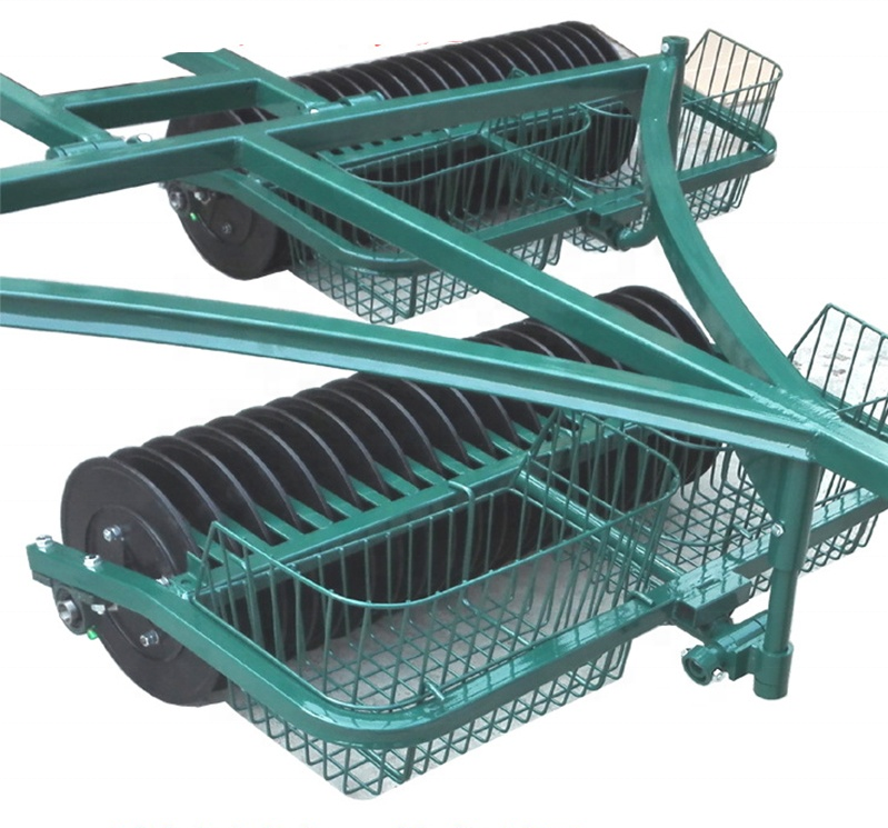 Golf Course Equipment Golf Range Picker 3 Section Golf Ball Pick up Harvester Machine With Basket