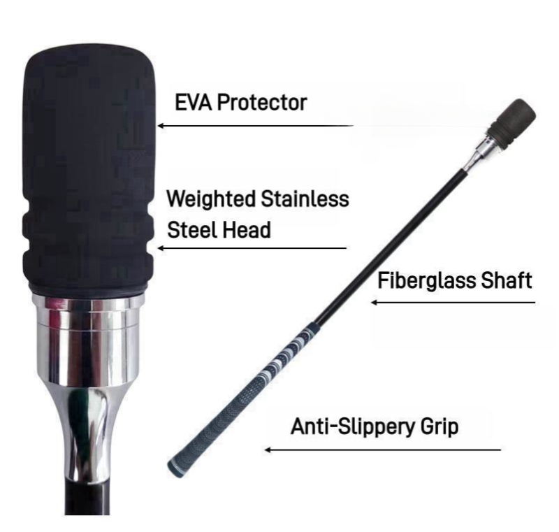 Golf Swing Trainer Golf Training Aid With Click Sound To Enhance Strength, Swing Tempo &amp; Maintain Balance For Indoor Outdoor