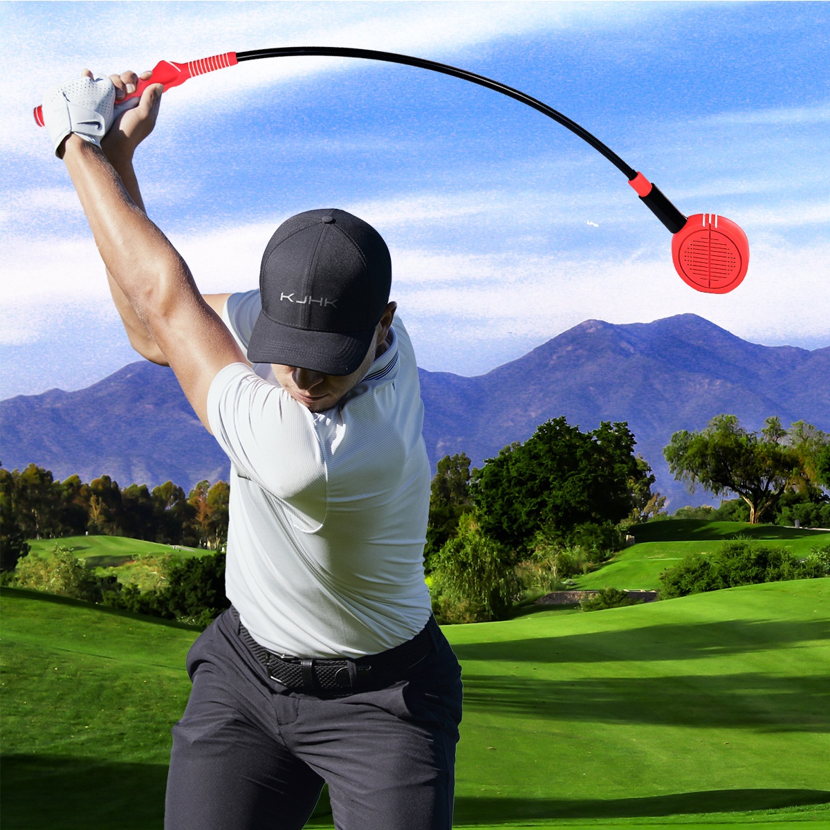 OEM ODM Golf Swing Stick Practice Tool 1 Wood Dual-use Trainer Indoor Beginner Equipment Warm-up Stick