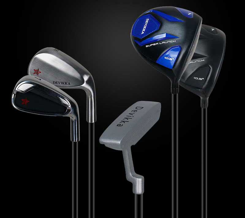 Golf training power release clubs set composition
