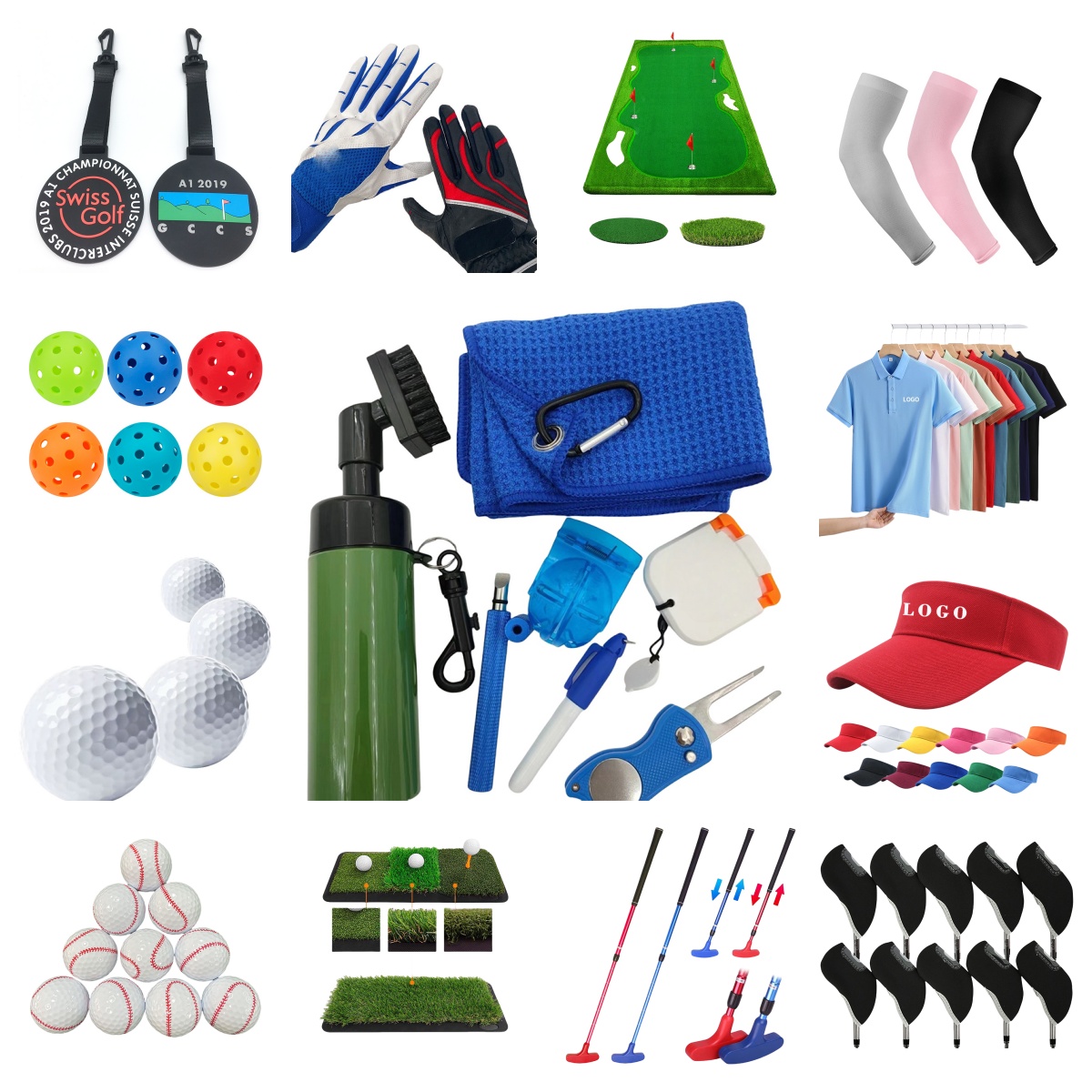 Wholesale Custom Logo Golf Gift Set Business Gift Golf Tool with Unique Design