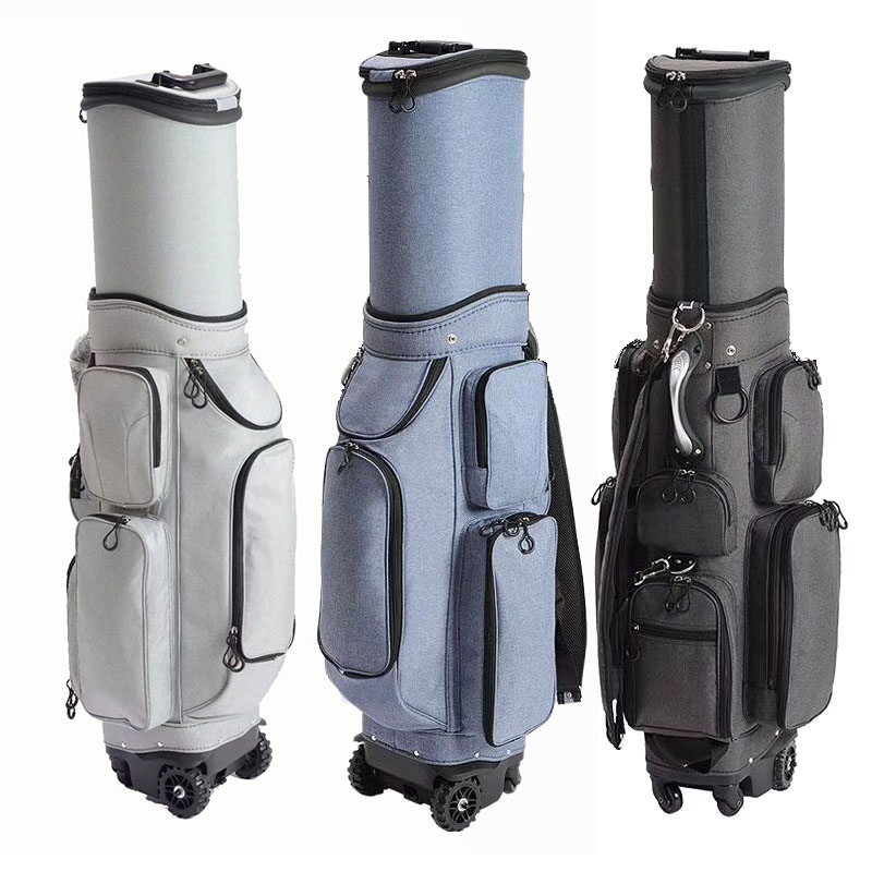 Wholesale High Quality Nylon Golf Bag Travel with Wheels Golf Bag