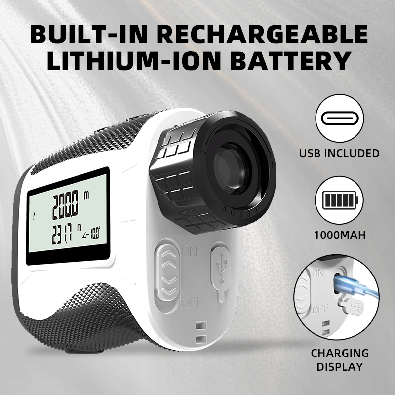 OEM Wholesale Laser Golf Rangefinder Digital LCD Display Measure Hunting Strength Merchant Range Finder