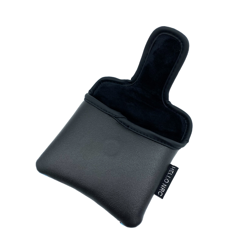 OEM/ODM Manufacturer Custom Logo Golf Putter Cover PU Durable with Embroidery Waterproof &amp; Magnetic Golf Club Head Cover