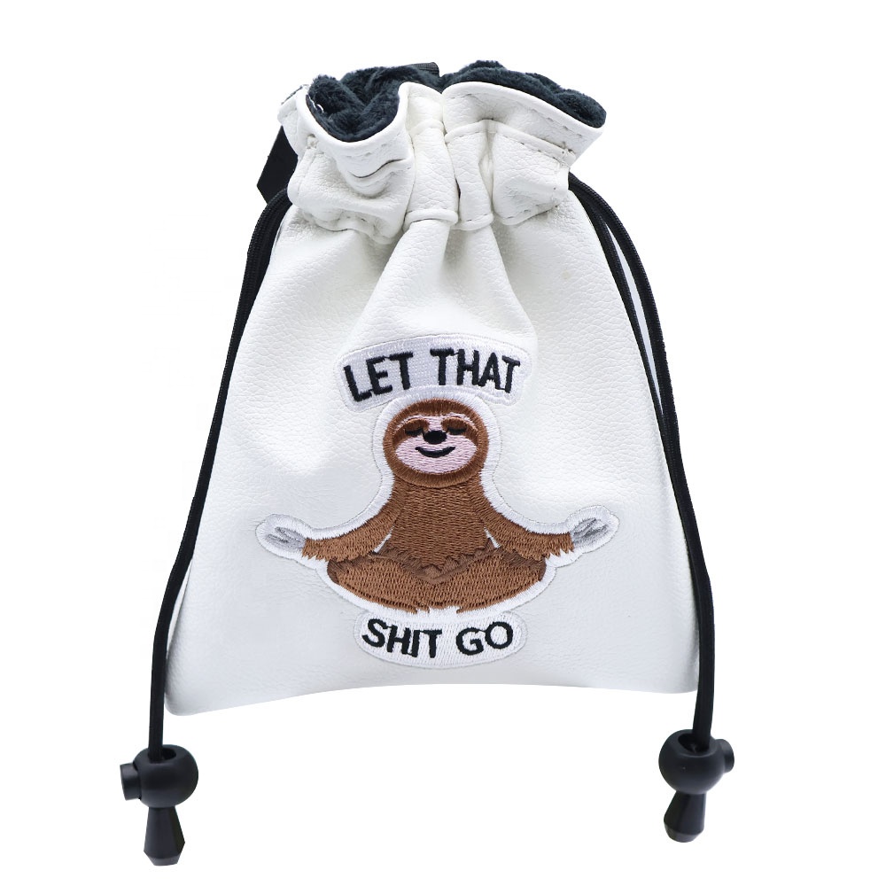 Factory Custom Drawstring Golf Ball Pouch Bag High Quality Tees &amp; Balls Holding Bag,Multifunctional Golf Training Portable Pouch
