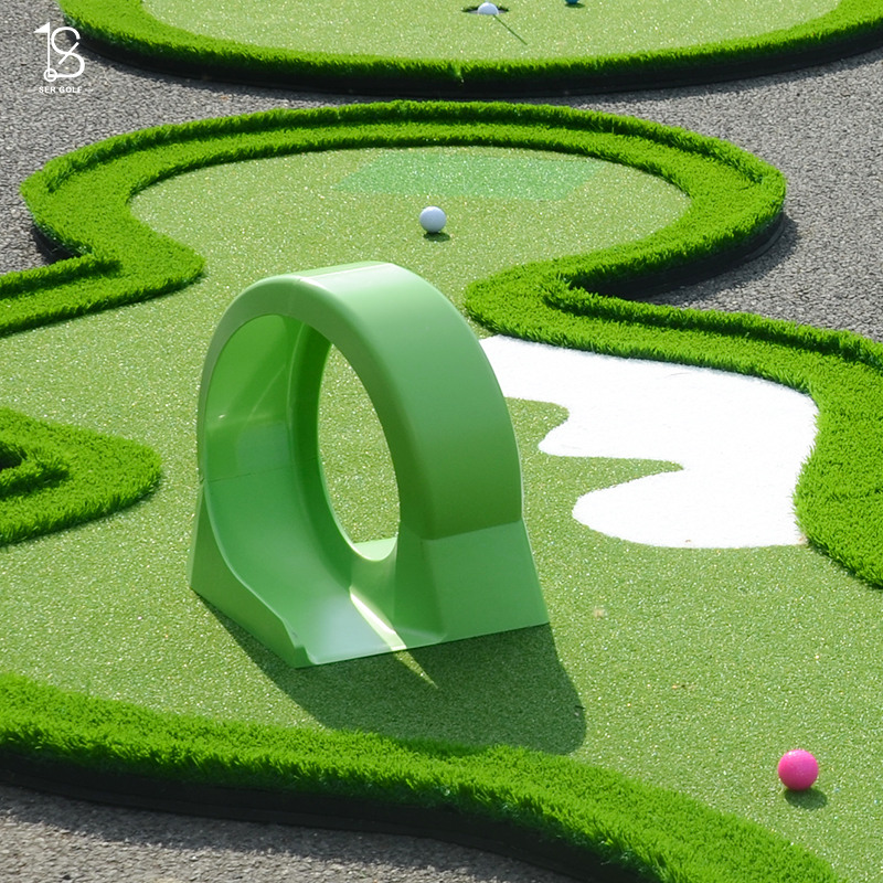 Mini Golf Course Obstacles Set for Indoor Outdoor Golf Putting Practice for Kids Adults Golf Putting Game Leisure Sport Toy