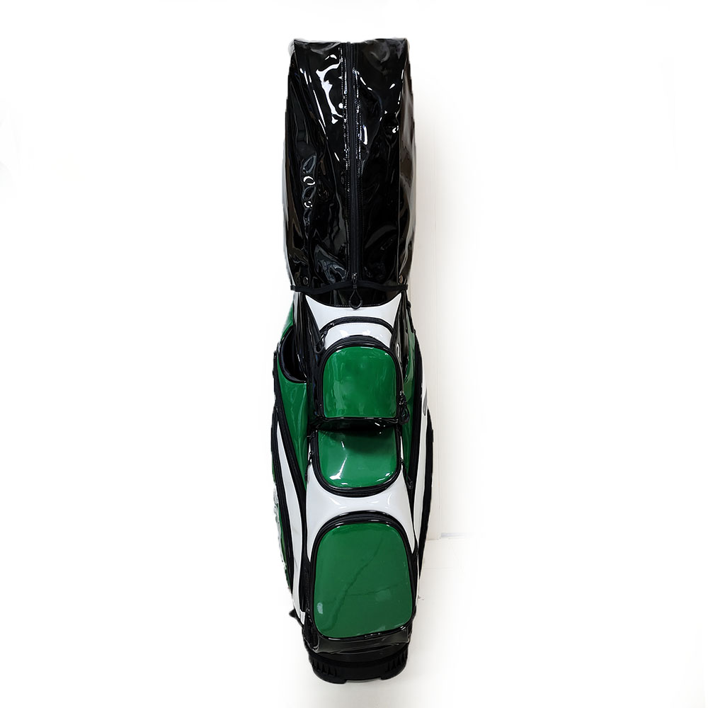 ProGrade Custom Golf Bags Waterproof PU Leather 14-Way Dividers OEM Logo Design Cart/Stand Bags Durable Polyester Construction