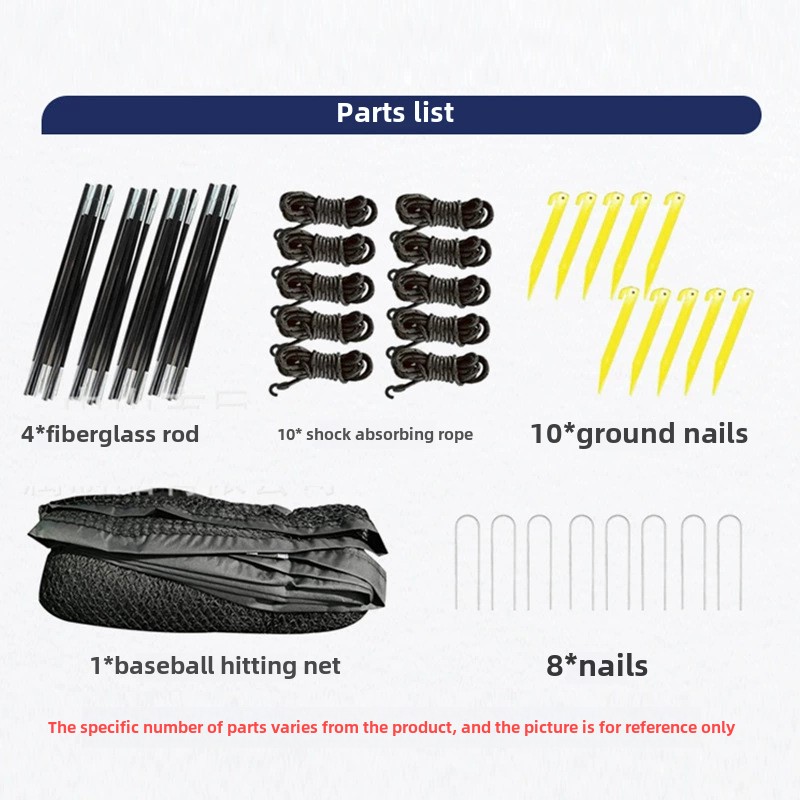 Custom-Made 22FT Portable Outdoor Training Equipment for Baseball Softball Golf Practice Net for Hitting Cage Training