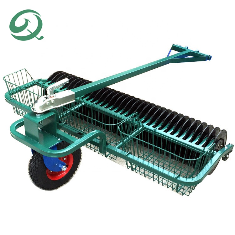 Professional Range Golf Ball Collector 2.2m Twin Line Golf Ball Picker Driving Equipment 2 Section Golf Ball Picker Machine