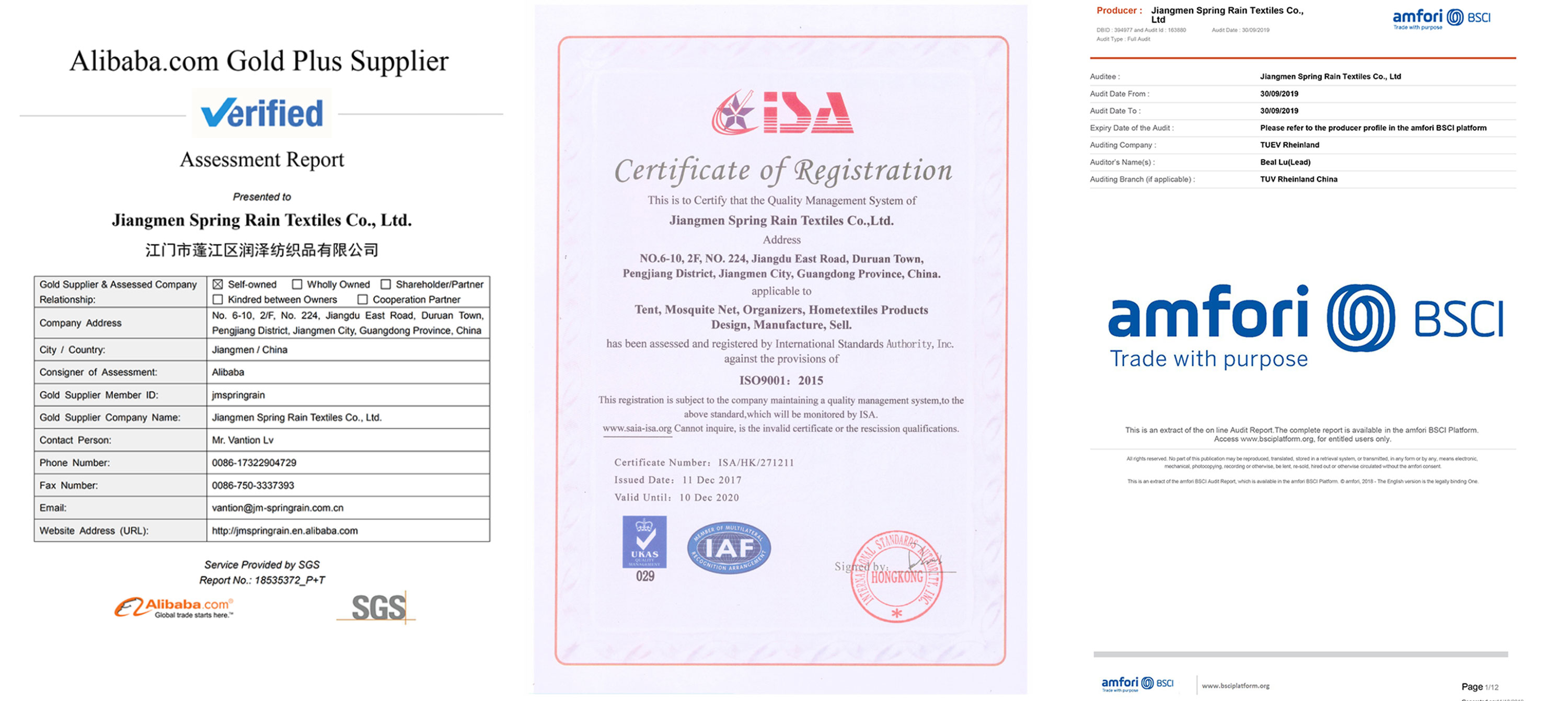 Certification
