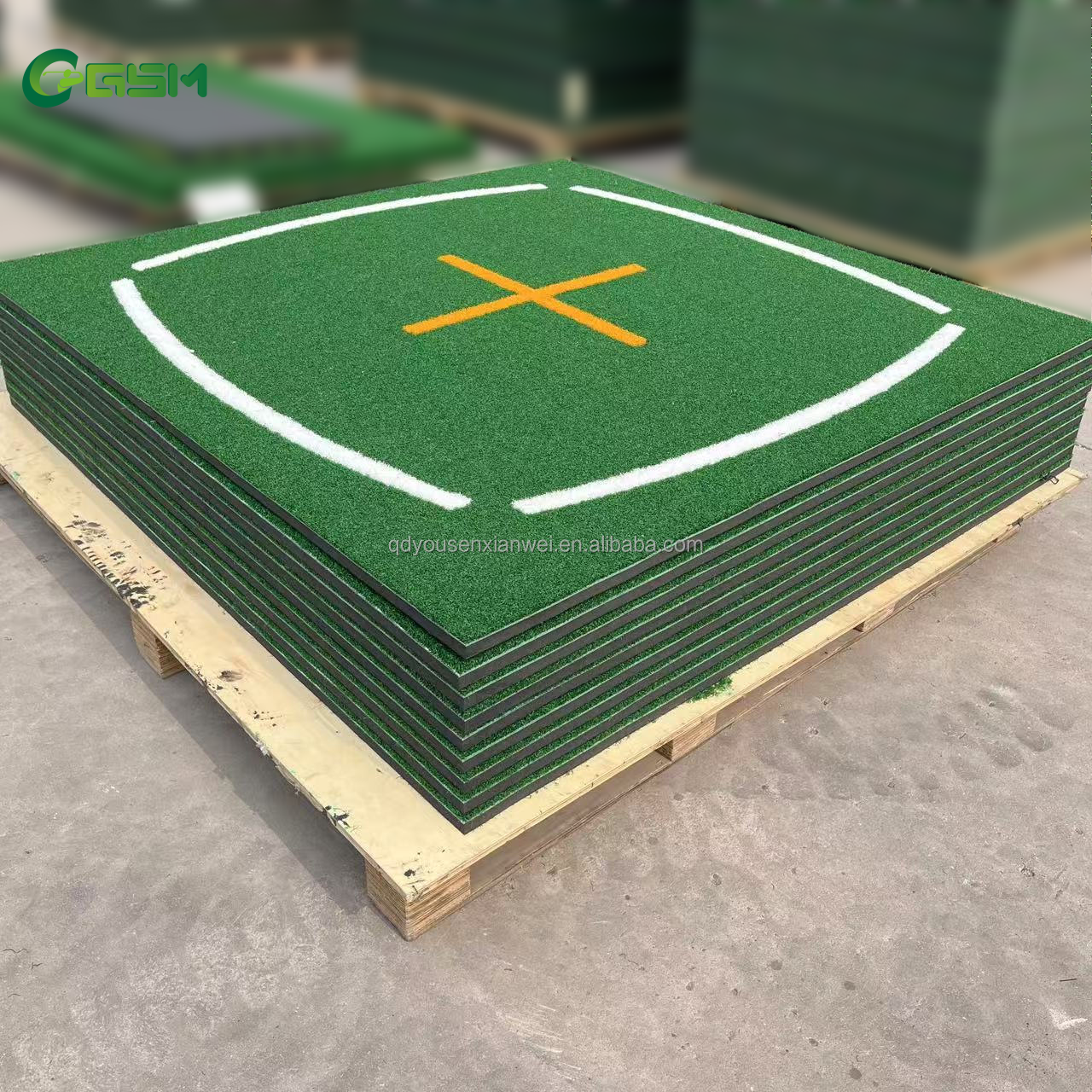 GSM Yousee Swing Practice 3D Mat Indoor and Outdoor Golf Simulator Teaching Mat Golf Training Aids