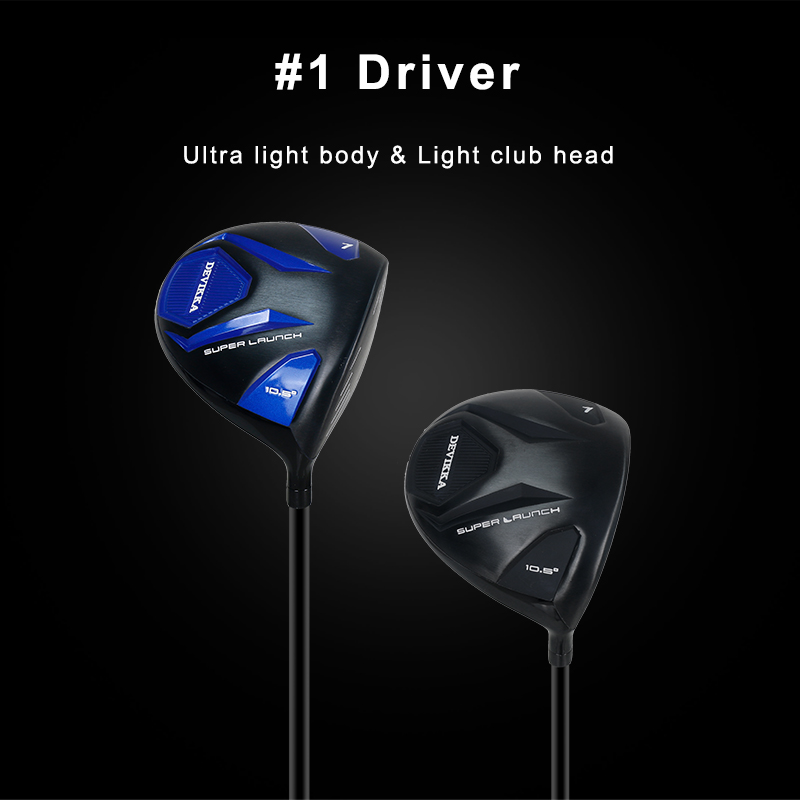 Custom Golf Clubs Complete Set Manufacturers Wholesale Full Black Golf Clubs