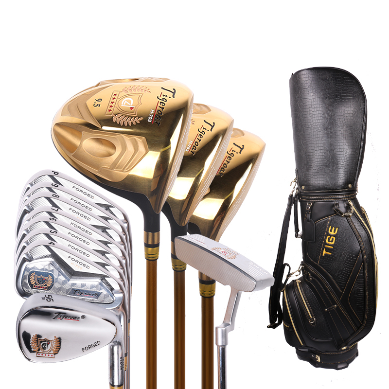 Luxury Professional Golfers Use PRO X Graphite Shafts Cord Grip Gold Complete Full Golf Club Set