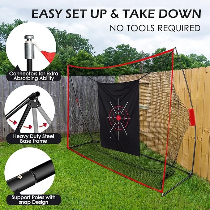 GN02A Low Price Golf Driving Range Hitting Nets Backyard Golf Nets Manufactured in China