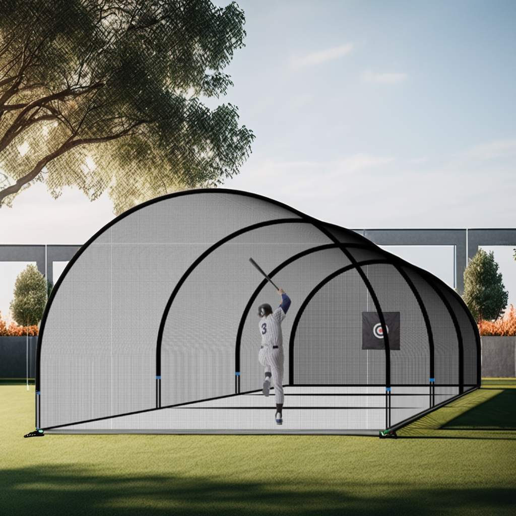 Portable folding football goal