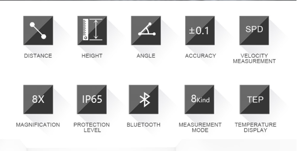 High Quality 1200m Golf Rangefinder Scope with Slope and Laser Wholesale From Shenzhen for Hunting