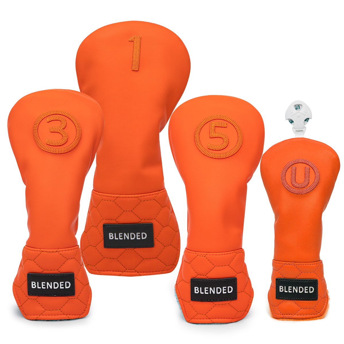 Manufacturer Design Golf Club Covers Waterproof Fabric Headcover Customized Fairway Woods Golf Cover