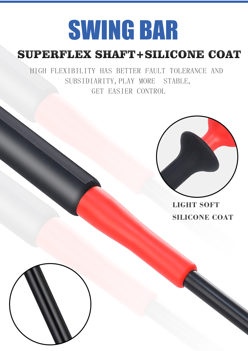 Wholesale OEM Perfect Golf Training Aids for Strength and Tempo Golf Warm up Stick Golf Training Equipment