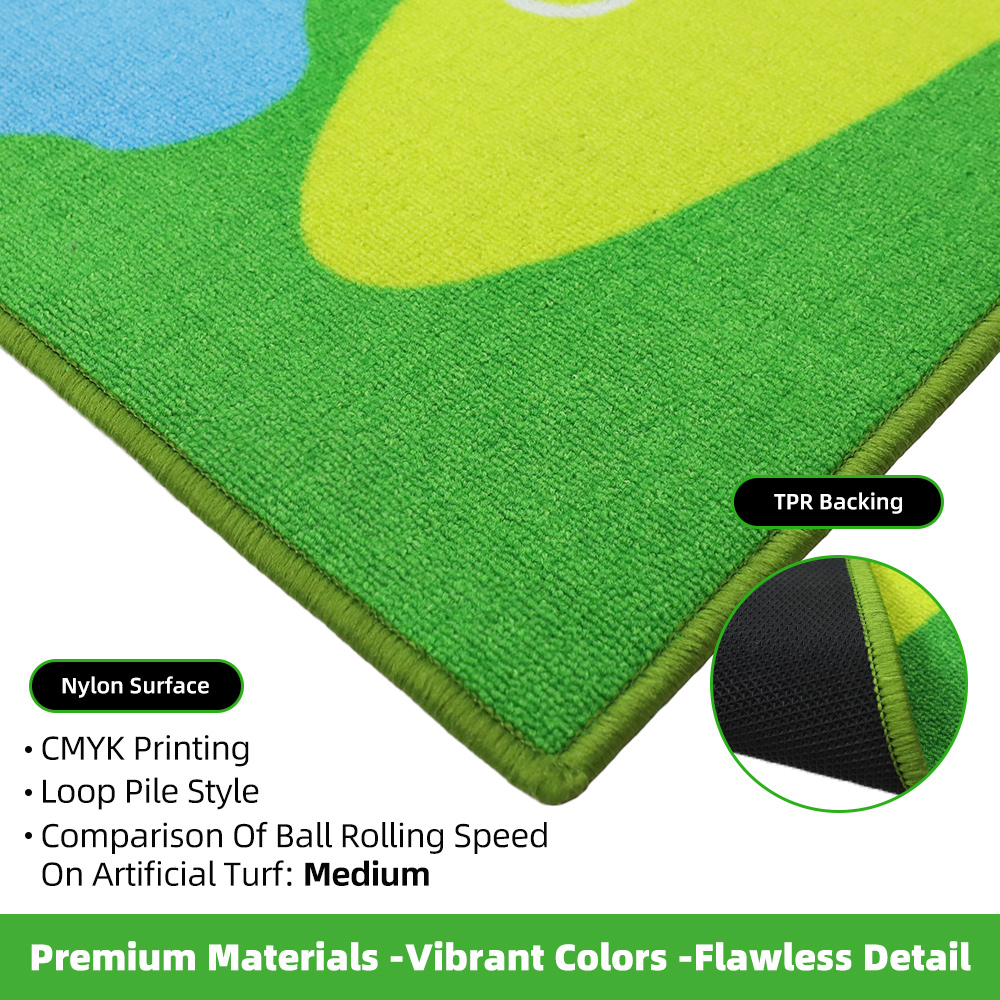 Customized Golf Putting Mat, Simulated Green Turf Rug for Home Leisure and Commercial Golf Activity Arrangement