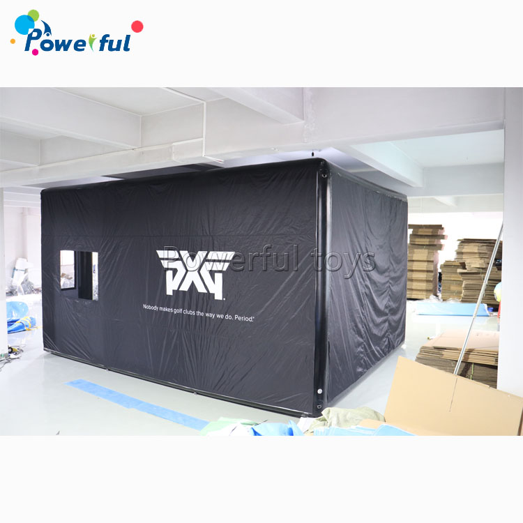 Outdoor Club Event Golf Driving Range Enclosure Inflatable Golf Simulator Tent for Sale