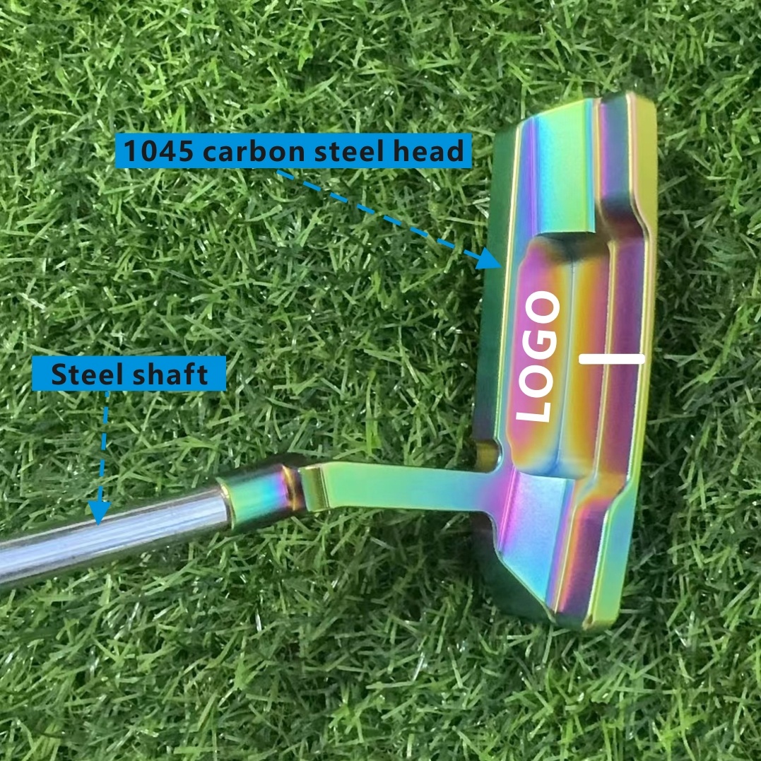 Factory Manufacturing High Quality Forged Golf Club 1045 Carbon Steel Full CNC Milling Right Hand Blade Golf Putter