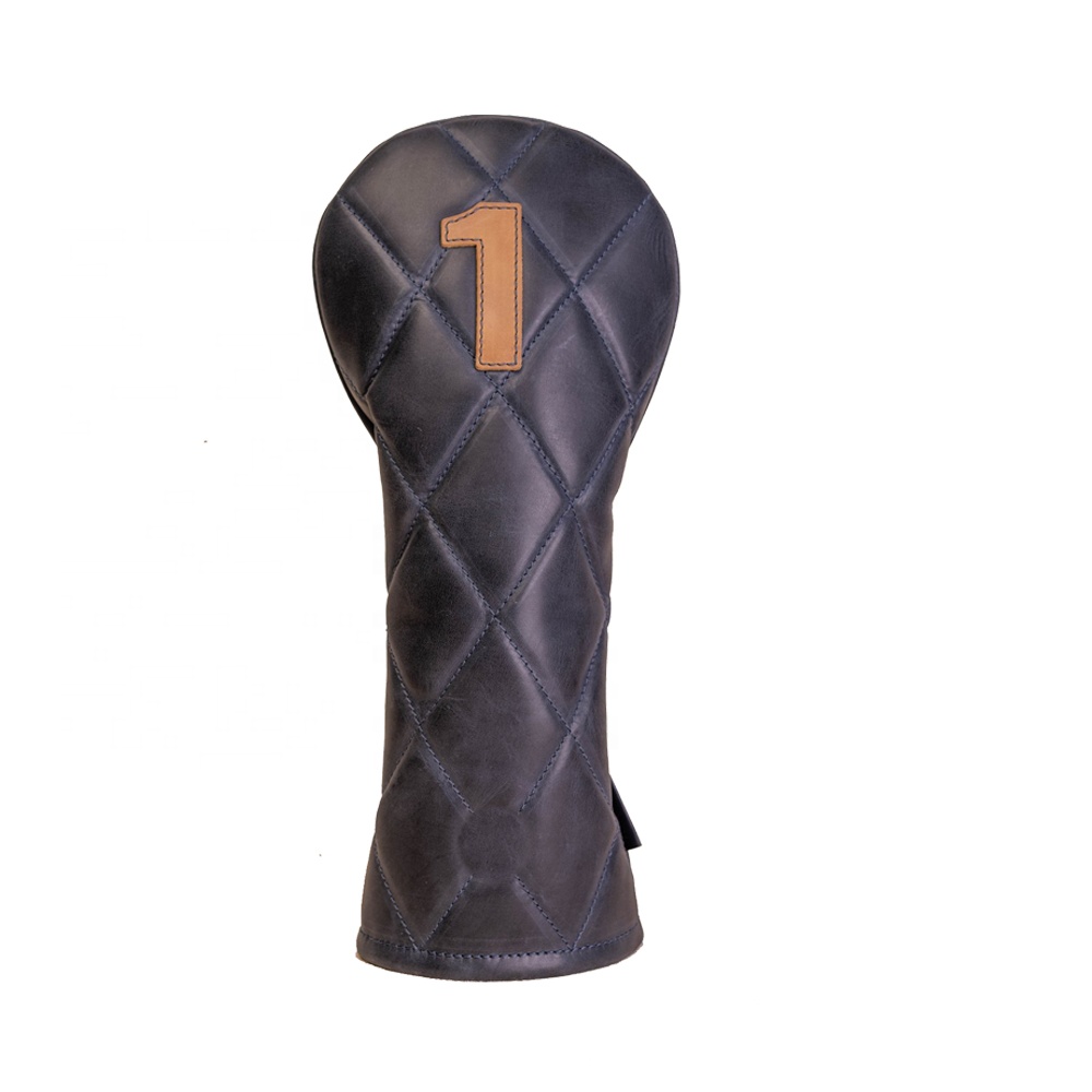 Manufacturer Wholesale YOPRAL GOLF HEAD COVER Waterproof Durable Pu Leather Golf Club Head Cover Customized Logo OEM/ODM