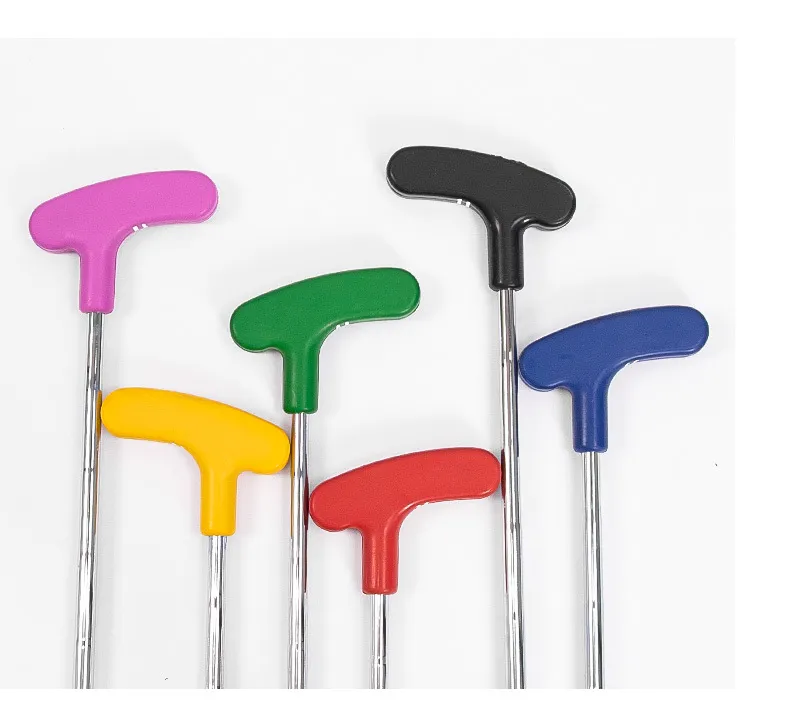 Kids Stainless Steel Golf Putter Double Side Rubber Head Junior Golf Club