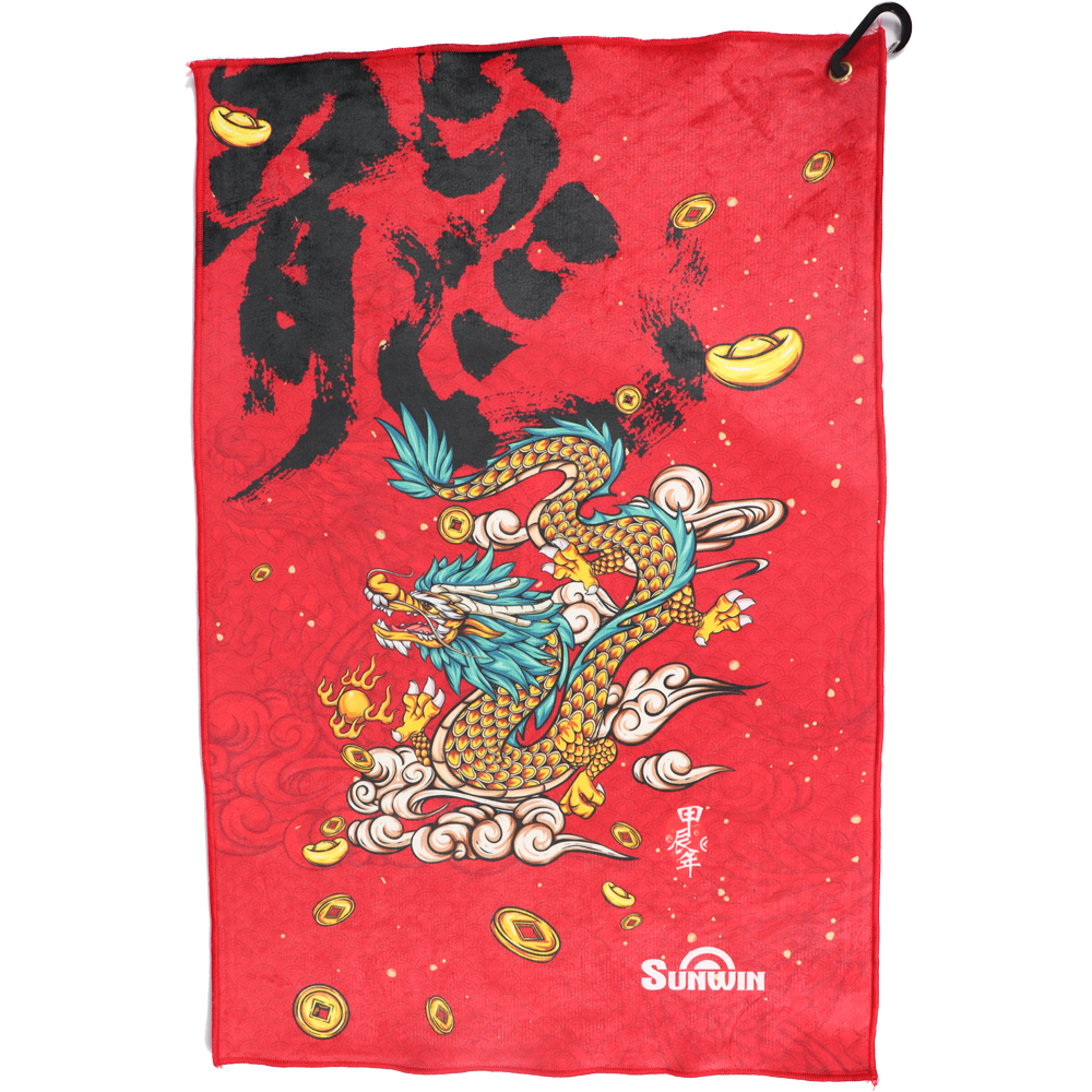 Custom Print Microfiber Towel Golf Towel With Logo