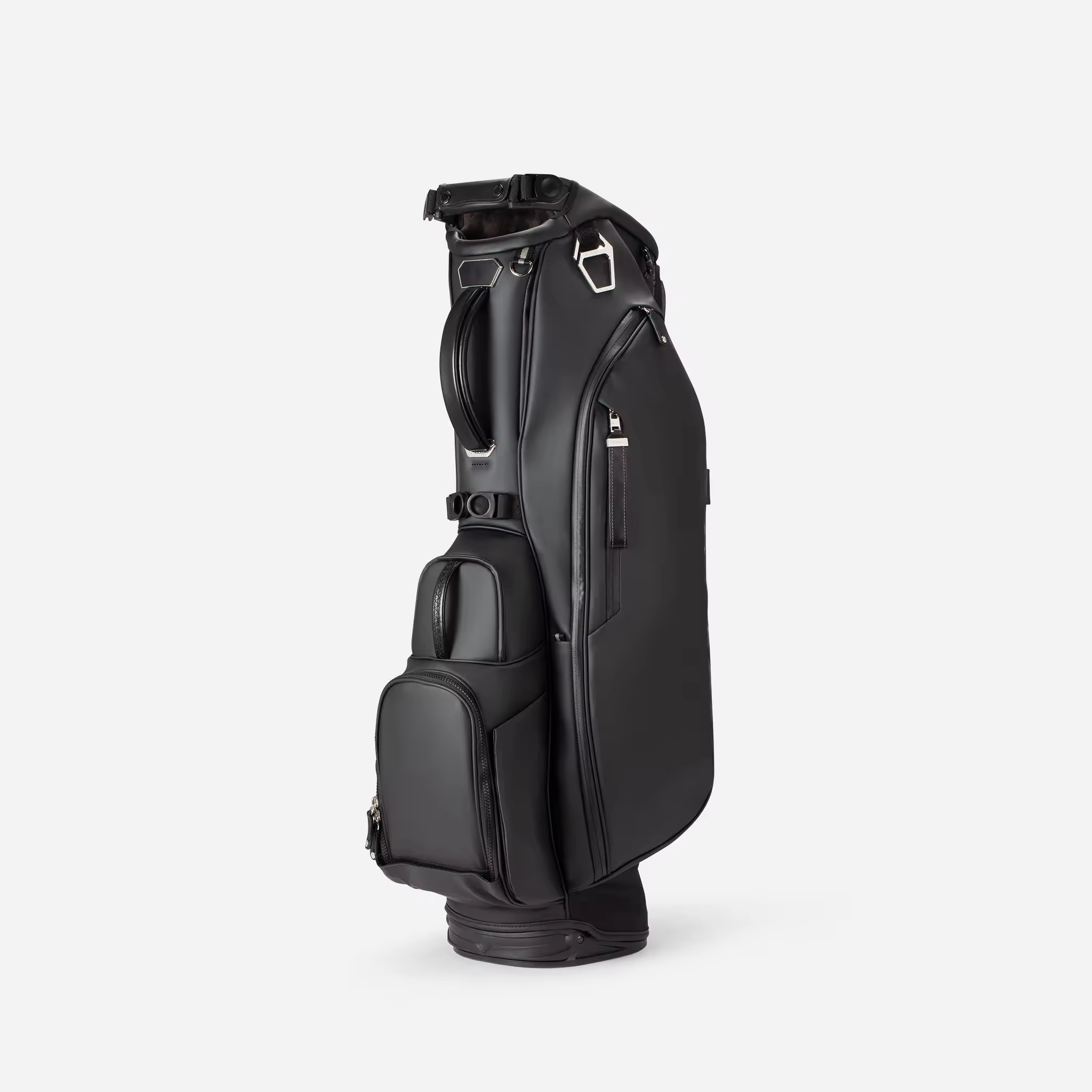 Major Brand Manufacture OEM Custom Logo Black PU Leather Best Lightweight Golf Bag With 14 Way