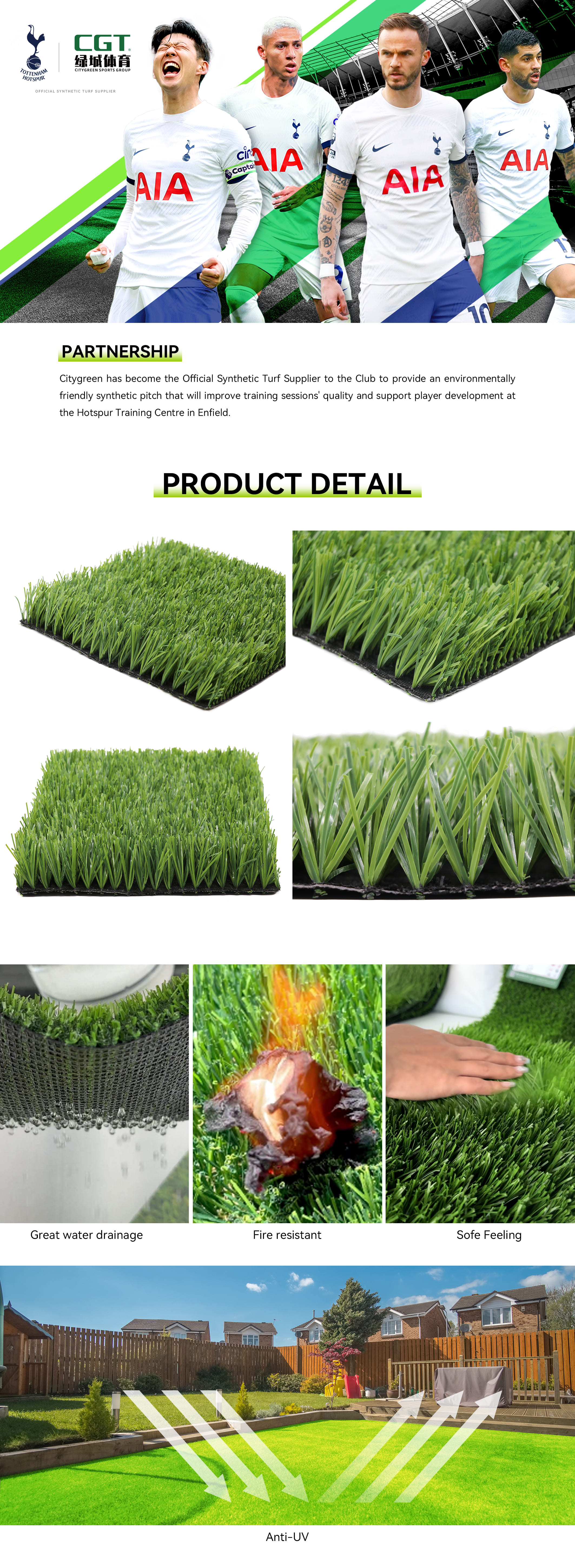 Artificial Grass Sports Flooring