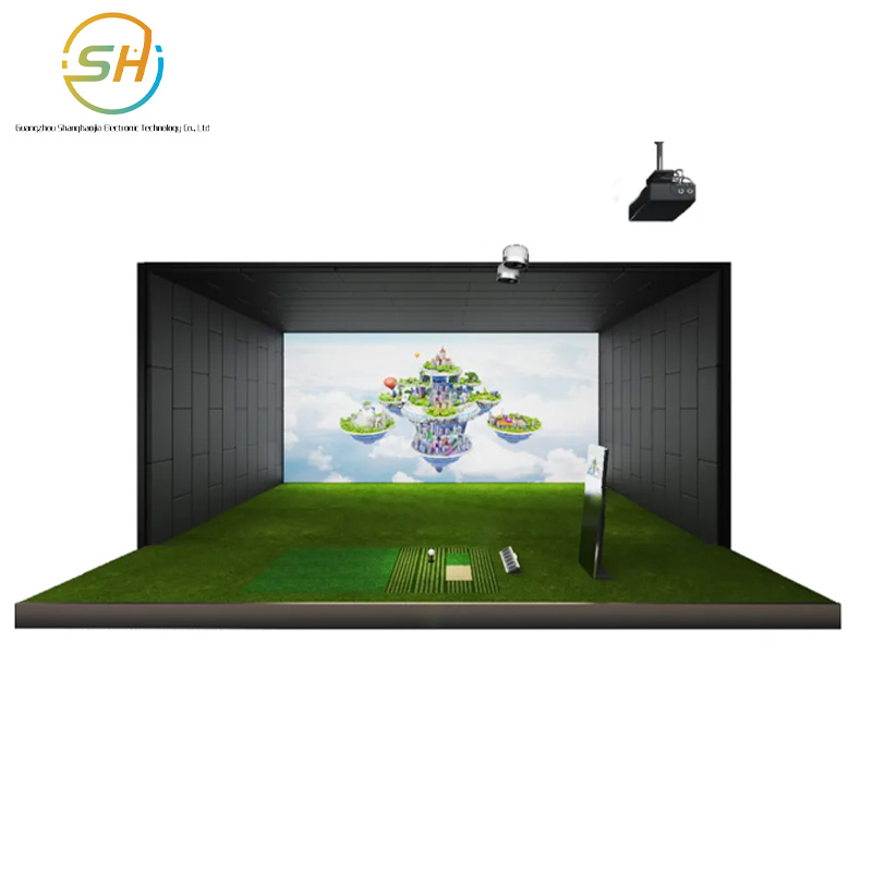 4K HD Large Screen Golf Simulator Office Stadium Leisure Simulation Equipment