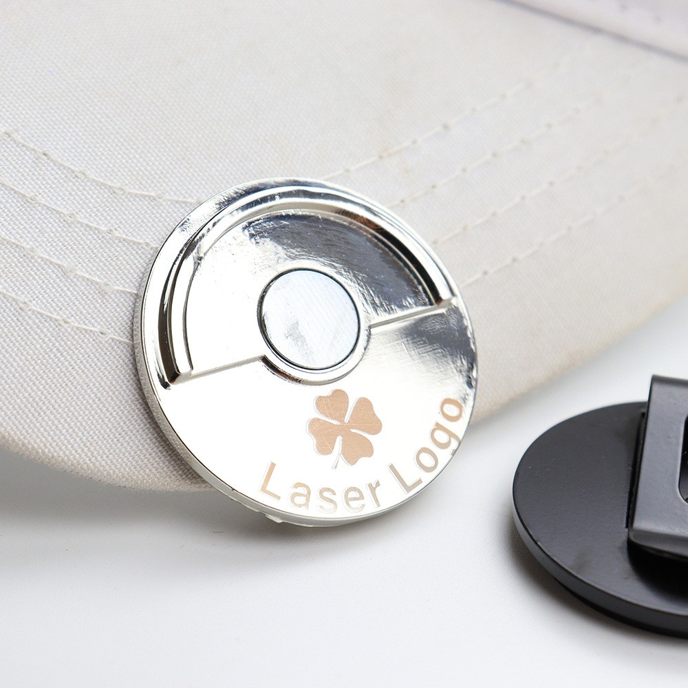 Custom Logo Manufacture High Quality Golf Accessories Golf Cap Clip With Ball Maker