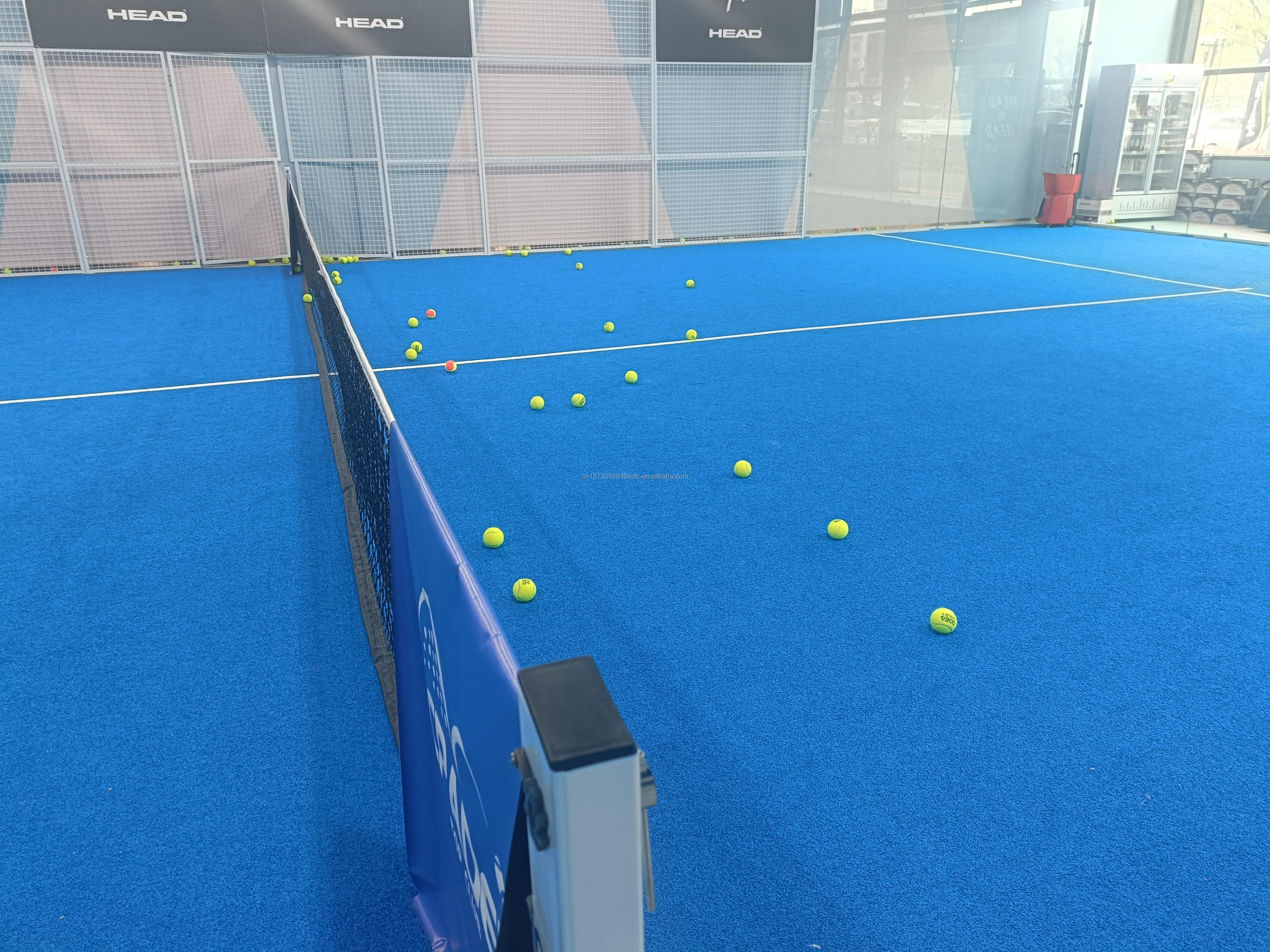 2025 High Quality Customizable Panoramic Outdoor Padel Court Glass Steel Paddle Tennis Court Equipment