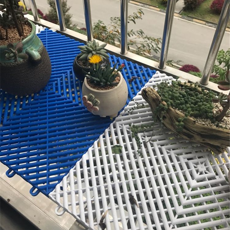 Anti-Slip Industrial PVC PP Interlocking Garage Floor Tiles Plastic Decking For Outdoor Patio Courtyard Click Installation-Made