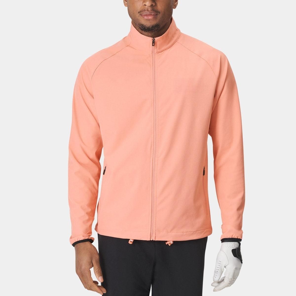 OEM High Quality Golf Apparel Manufacturer Custom Eco-friendly Waterproof Hooded Windbreaker Sports Golf Jacket Outdoor