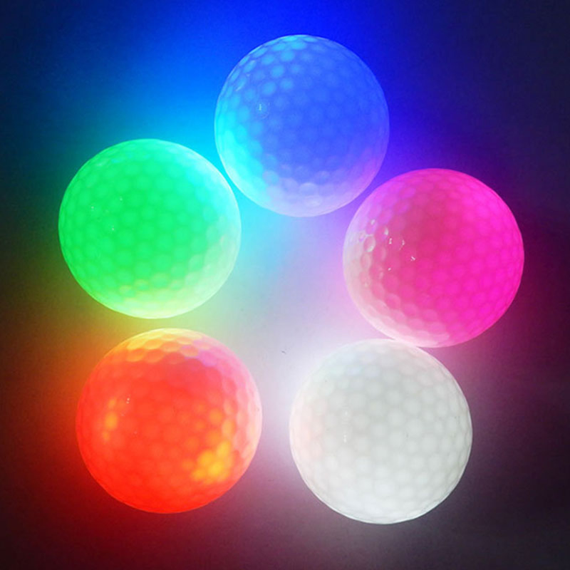 Night Training Reusable Glow in Dark Electronic Golf Practice Balls